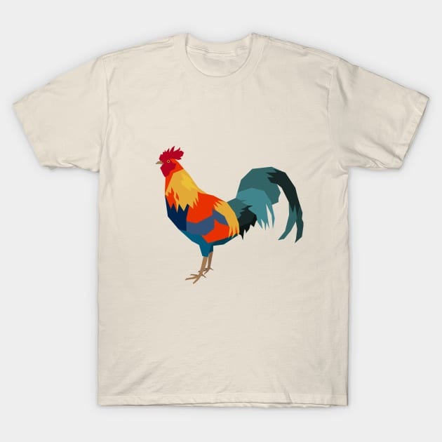 Rooster T-Shirt by archvinde